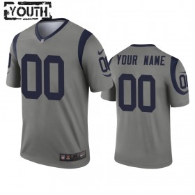 Maillot Los Angeles Rams Custom Gris Inverted Legend - Enfant